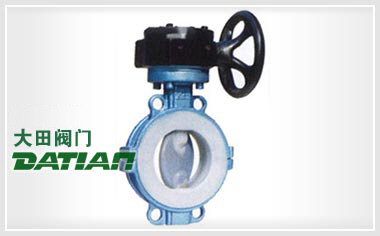 D371(半襯)、D371Fs(全襯)蝸輪對夾襯氟塑料蝶閥